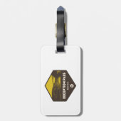 Deception Pass Staat Park Washington Gepäckanhänger (Rückseite vertikal)