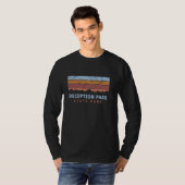 Deception Pass Staat Park Washington Retro Cool T-Shirt (Vorne ganz)