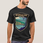 Deception Pass State Park Bridge Washington T-Shirt (Vorderseite)