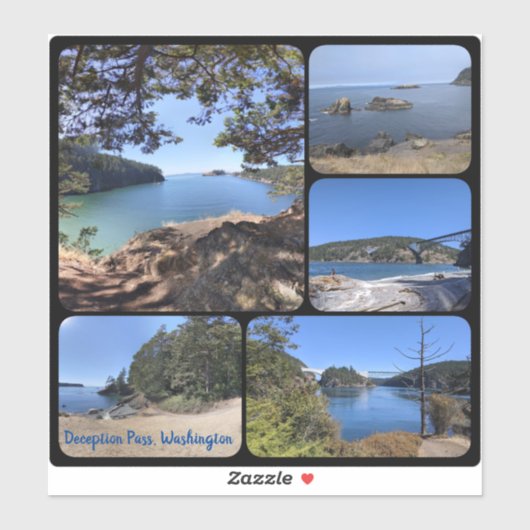 Deception Pass Vinyl Aufkleber Collage (Blatt)