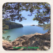 Deception Pass, Washington - Paper Untersetzer (Vorderseite)