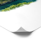 Deception Pass Washington Poster, Aquarell, Kunden Poster (Ecke)