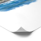 Deception Pass Washington Poster, Aquarell, Kunden Poster (Ecke)