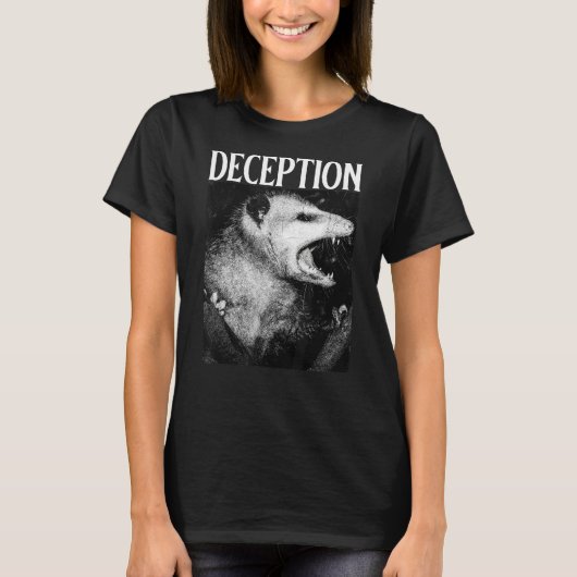 Deception Possum Opossum T-Shirt (Vorderseite)