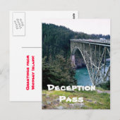 Deception Postkarte (Vorne/Hinten)