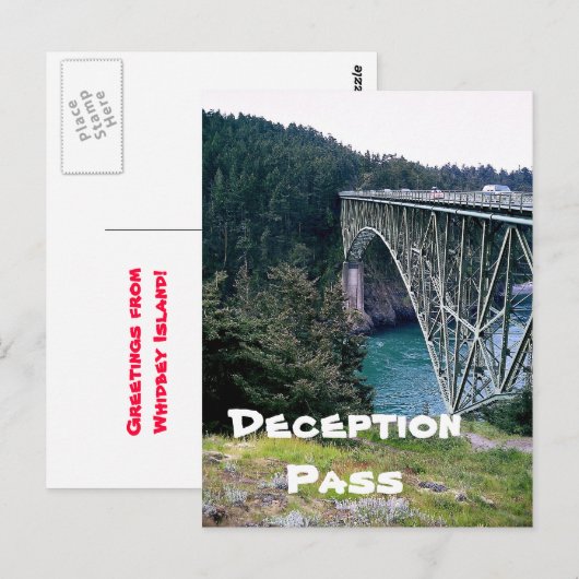 Deception Postkarte (Vorne/Hinten)