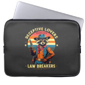 🐾 "Deceptive Lovers, Law Breakers" - Raccoon 🔥 � Laptopschutzhülle (Vorderseite)
