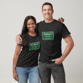 Decherd, TN-Stadt-Grenze-Zeichen T-Shirt (Unisex)