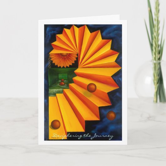 Dechiffrieren der Reisekarte Karte (Vorderseite)