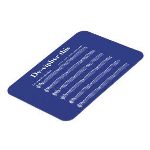 Dechiffrieren Sie diesen Magneten Magnet