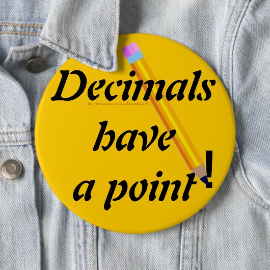 "Decimals have a point-PUN" Button (Beispiel)