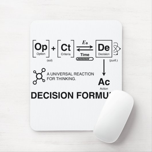 DECISION_FORMULA MOUSEPAD (Mit Mouse)