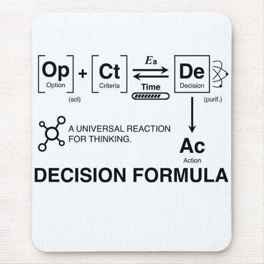 DECISION_FORMULA MOUSEPAD (Vorne)