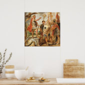 Decius Mus Ansprache der Legionen, Rubens Fine Art Poster (Küche)