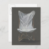 Deck Chair Postkarte (Vorne/Hinten)