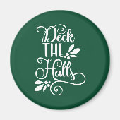 Deck der Hallen Typografie Holidays Magnet (Vorne)