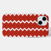 Deck der roten Quadrate Case-Mate iPhone Hülle (Rückseite (Horizontal))
