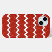 Deck der roten Quadrate Case-Mate iPhone Hülle (Rückseite (Horizontal))