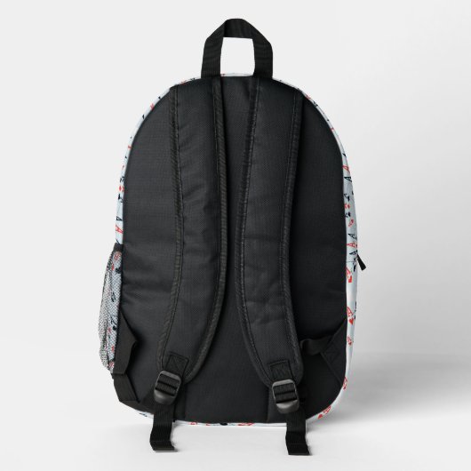 "Deck des Schicksals: Ebenen in einem Poker-Shuffl Bedruckter Rucksack (Rückseite)