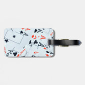 "Deck des Schicksals: Ebenen in einem Poker-Shuffl Gepäckanhänger (Rückseite horizontal)