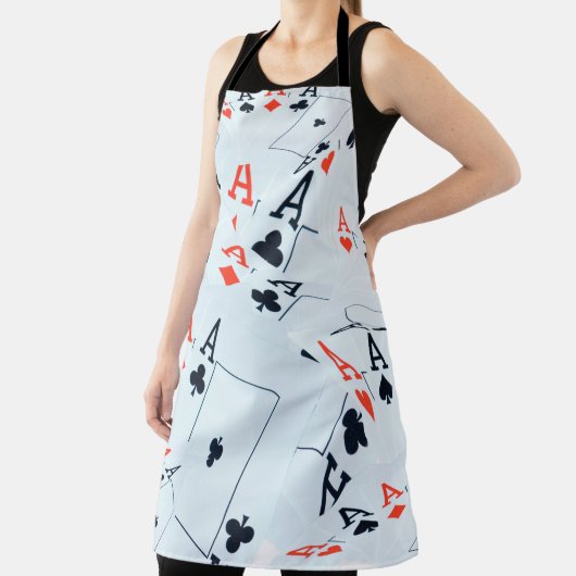 "Deck des Schicksals: Ebenen in einem Poker-Shuffl Schürze (InSitu)