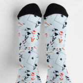 "Deck des Schicksals: Ebenen in einem Poker-Shuffl Socken (Oben)
