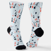 "Deck des Schicksals: Ebenen in einem Poker-Shuffl Socken (Gewinkelt)