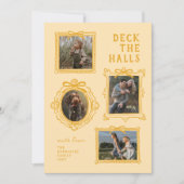 Deck Die Hallen 4 Foto Rahmen Weihnachten (Vorderseite)