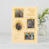 Deck Die Hallen 4 Foto Rahmen Weihnachten (Stehend Vorderseite)