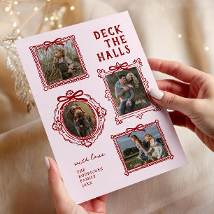 Deck Die Hallen 4 Foto Rahmen Weihnachten