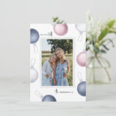 Deck die Hallen Bauble Foto Weihnachten (Stehend Vorderseite)