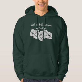 Deck die Hallen mit Poodles unisex hoodie