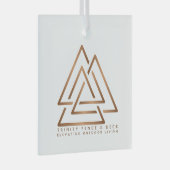 Deck die Hallen mit Trinity Charm Ornament Aus Glas (Vorderseite Rechts)