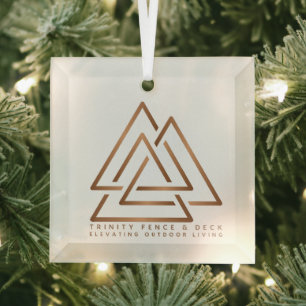 Deck die Hallen mit Trinity Charm Ornament Aus Glas