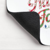 Deck die Hallen nicht deine Familie lustige Weihna Mousepad (Ecke)