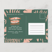 Deck die Palmen Weihnachten tropischen modern (Rückseite)