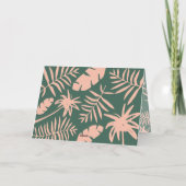 Deck die Palmen Weihnachten tropischen modern (Rückseite)