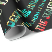 Deck Die Säle Festivals farbenfroh Groovy Moderne Geschenkpapier (Rolleneckpunkt)