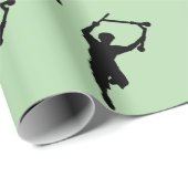 Deck Grabbing Champion Stunt Scooter Rider Geschenkpapier (Rolleneckpunkt)