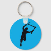 Deck Grabbing Champion Stunt Scooter Rider Schlüsselanhänger (Rückseite)