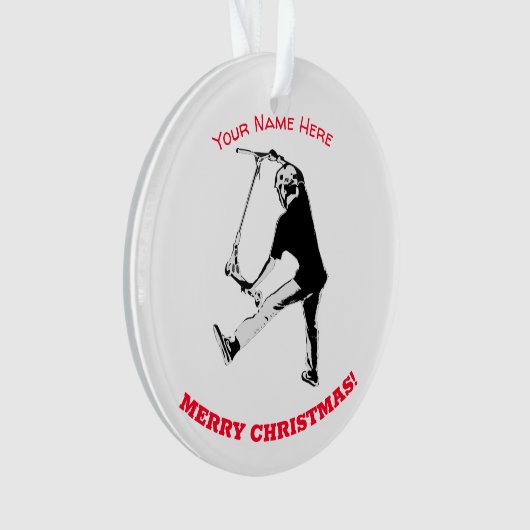 Deck Grabbing - Stunt Scooter Trick Ornament (Vorderseite)