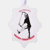 Deck Grabbing - Stunt Scooter Trick Ornament Karte (Linke Ecke)