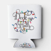 Deck Hallen Weihnachten Dosenkühler (Rückseite)