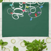 Deck Hallen Weihnachten Geschirrtuch (Gefaltet)