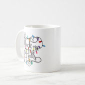 Deck Hallen Weihnachten Kaffeetasse (Vorderseite Links)