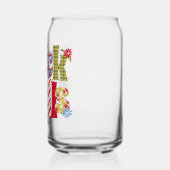 Deck Halls Festive Holiday Patchwork Weihnachten Dosenglas (Links)