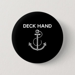 Deck Hand Boots- und Segel-T-Shirt Button