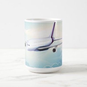 Deck Jet Airliner Kaffeetasse