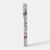 Deck Of Scatter Playing Cards Pattern, iPhone Hülle (Linke Seite)