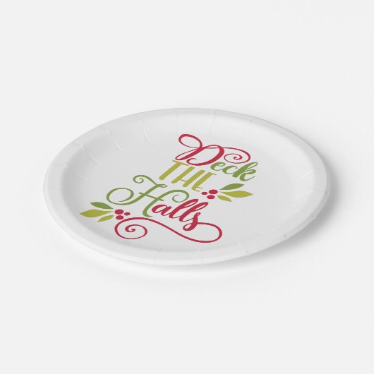 Deck Pappteller (Schrägansicht)